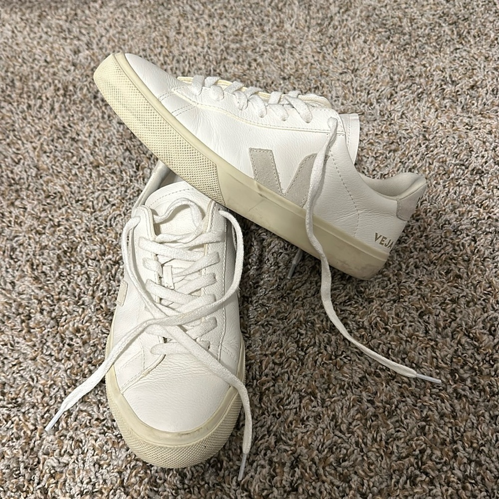 Campo Sneaker in Extra White & Natural Suede